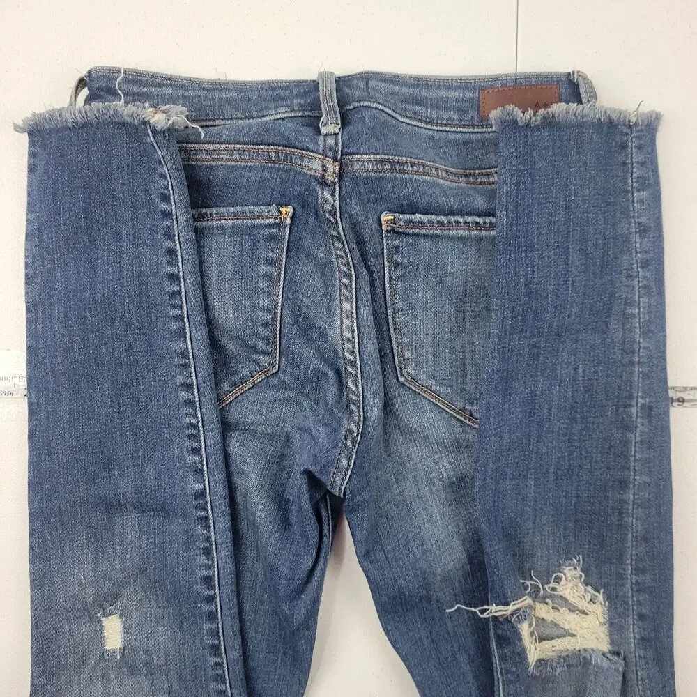 Abercrombie‎ & Fitch harper low rise super skinny jeans 25/0 blue womens 3653
